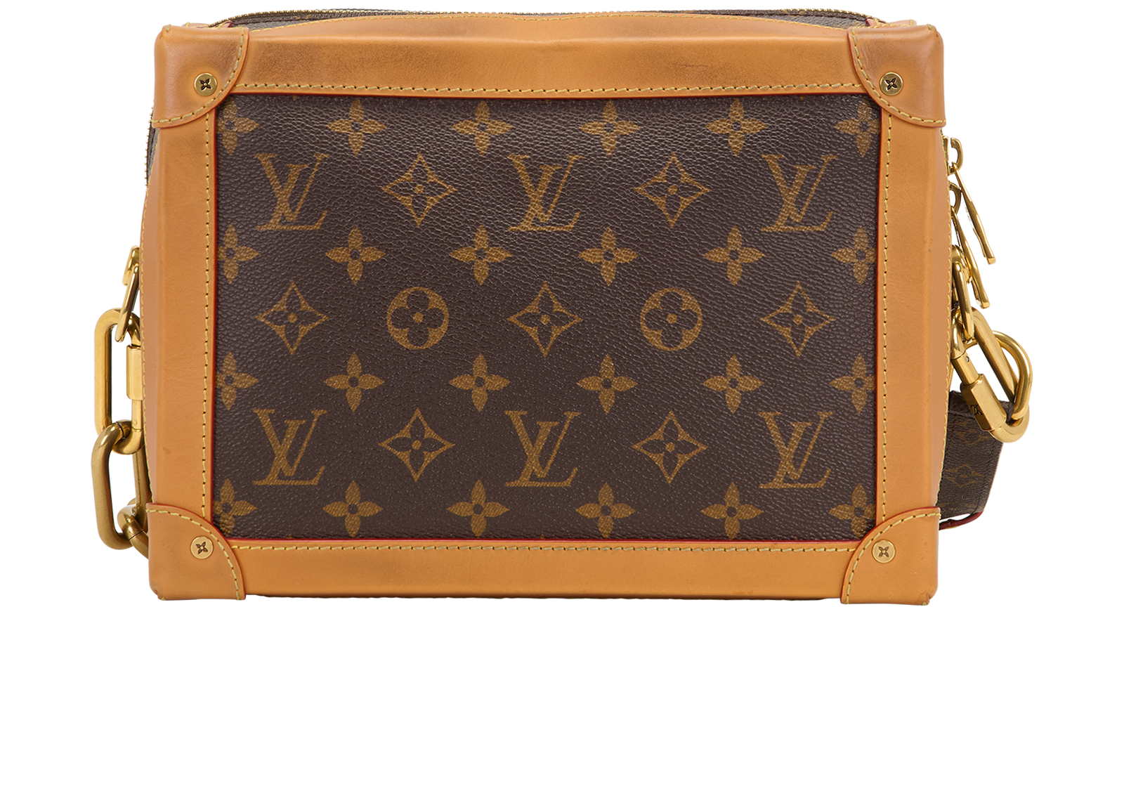 Trunk 25, &pound;1,400, Handbags, Brown, Canvas, Back view